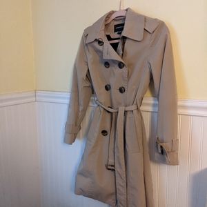 London Fog Rain Jacket Trench Coat with Removable Flannel